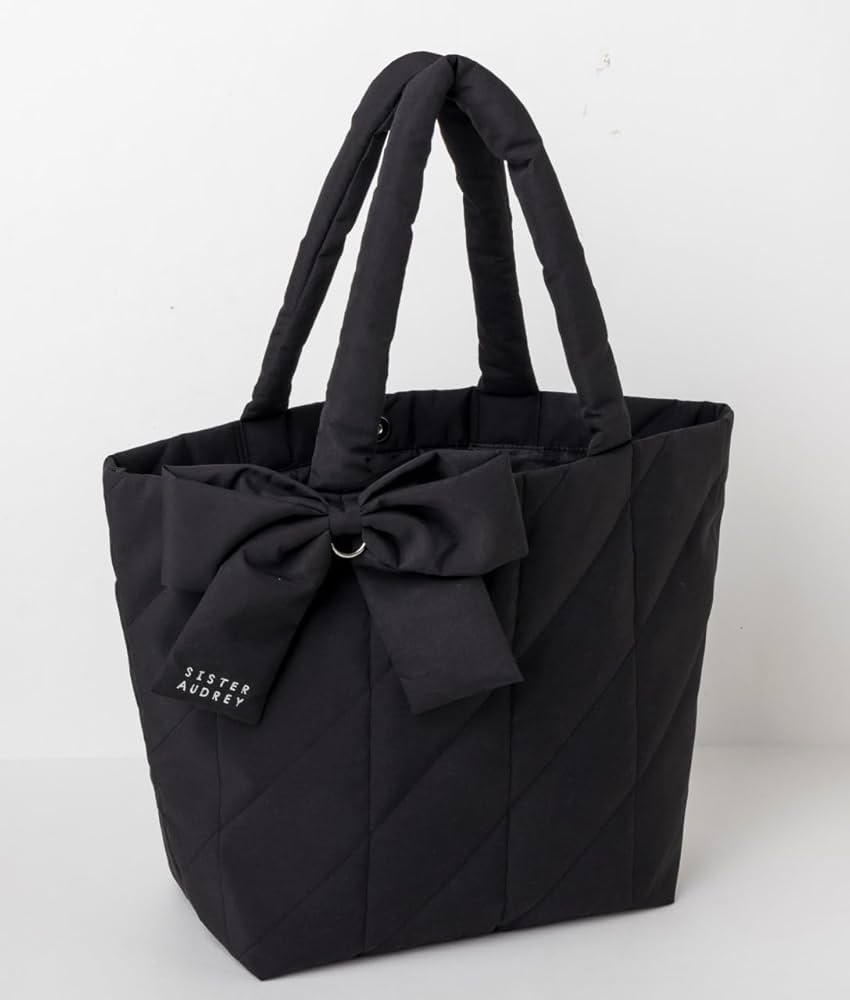 SISTER AUDREY 軽くてたっぷり入るリボンキルティングトート